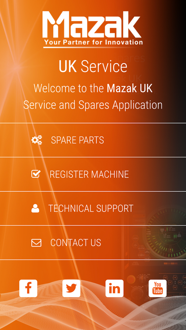 Mazak Spares App